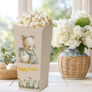 Cute baby bunny in pajamas with an Easter egg Favour Box