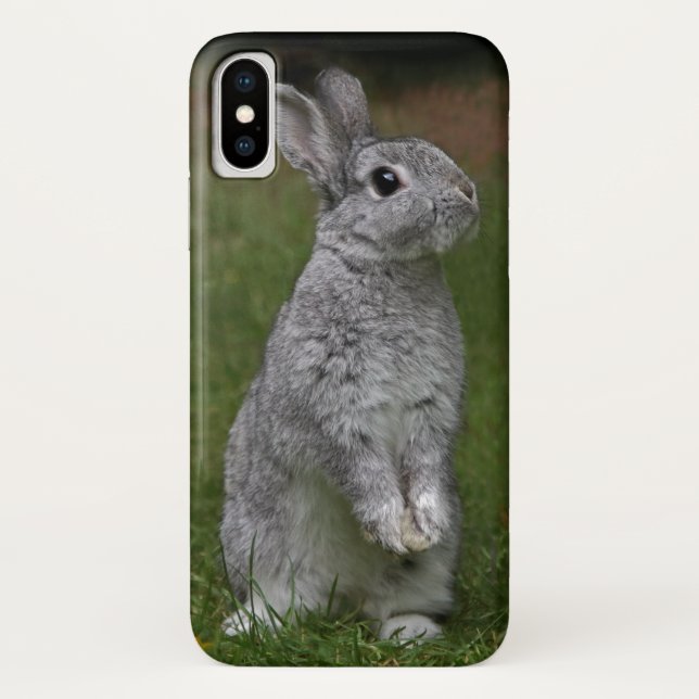 Cute Baby Bunny iPhone X Case (Back)
