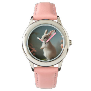 Cute Baby Bunny Portrait Watch