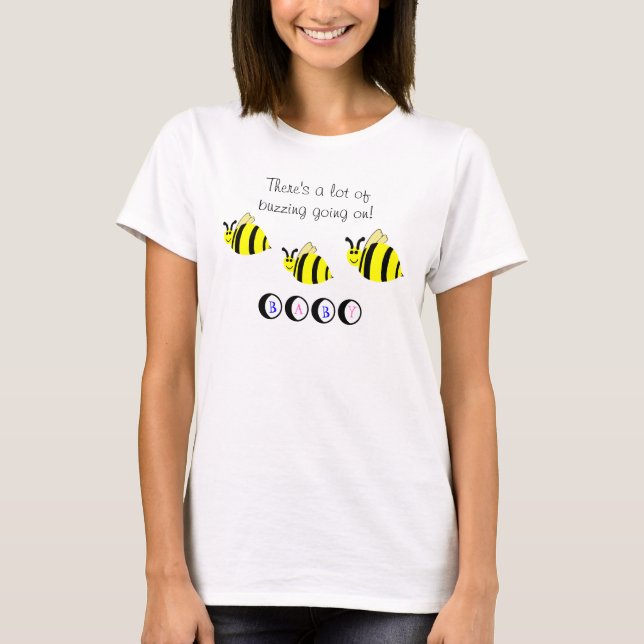 Cute Baby Buzzing News T-Shirt (Front)