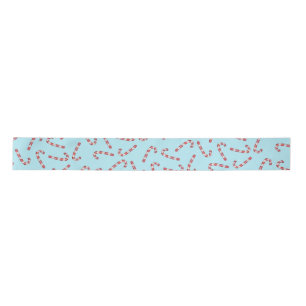 Cute Baby Candy Cane Vintage Christmas Satin Ribbon