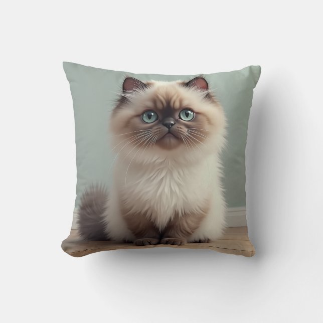 cute baby cat cushion (Front)
