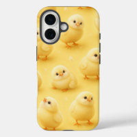 Cute Baby Chick Phone Case - Fluffy Yellow