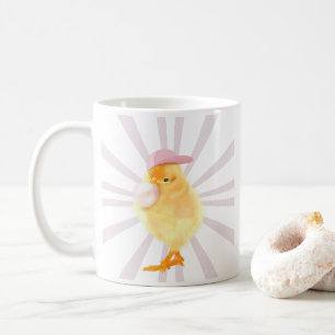 Cute Baby Chick Retro Vibes Coffee Mug