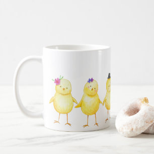 Cute Baby Chicks Chicken Lover Gift Fun Adorable Coffee Mug