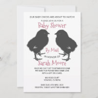 Cute Baby Chicks Twins Baby Shower By Mail