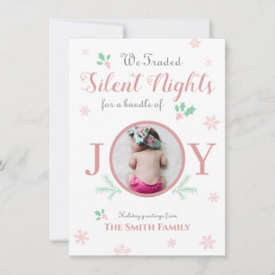 Cute baby Christmas Holiday Card