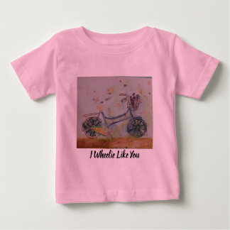 Cute baby Clothes, I Wheelie Like You, Funny Shirt