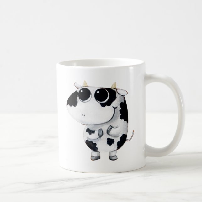Cute Baby Cow Coffee Mug (Right)