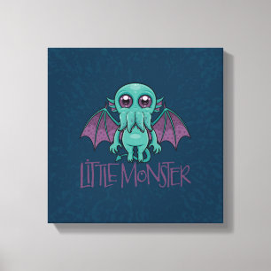 Cute Baby Cthulhu Little Monster Canvas Print