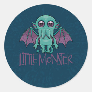 Cute Baby Cthulhu Little Monster Classic Round Sticker