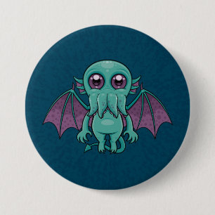 Cute Baby Cthulhu Monster 7.5 Cm Round Badge