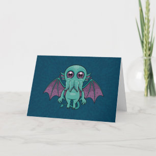 Cute Baby Cthulhu Monster Card