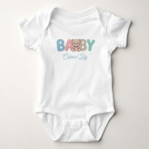 Cute Baby Custom Typography – tiny hand, big dream Bodysuit