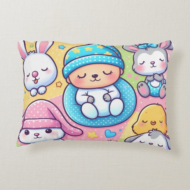 Cute Baby Decorative Cushion (Back)