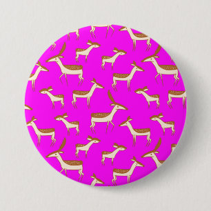 Cute Baby Deer and Family 7.5 Cm Round Badge