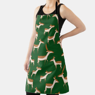 Cute Baby Deer and Family Apron