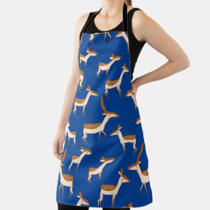 Cute Baby Deer and Family Apron
