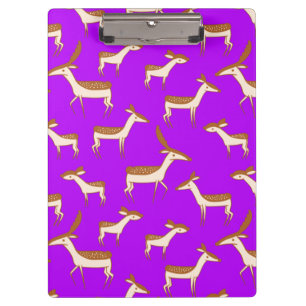 Cute Baby Deer and Family Clipboard
