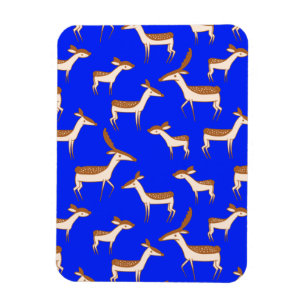 Cute Baby Deer and Family Magnet