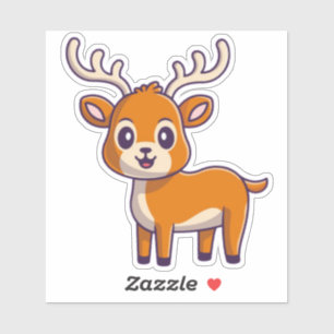 Cute Baby Deer Cartoon-23501
