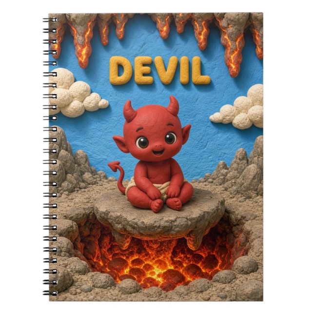 Cute Baby Devil, Mythical Notebook (Front)
