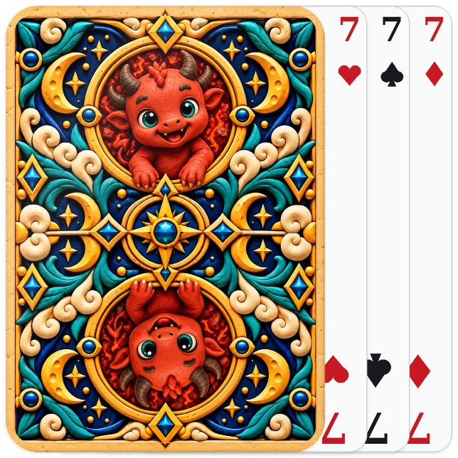 Cute Baby Devil, Mythical Playing Cards (Creator Uploaded)