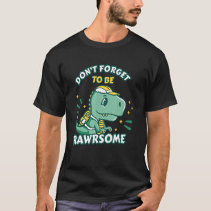 Cute baby dino animal lover reptile fossil museum T-Shirt