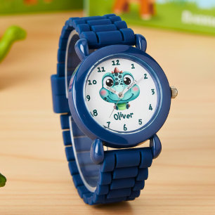 Cute Baby Dino Face Watch