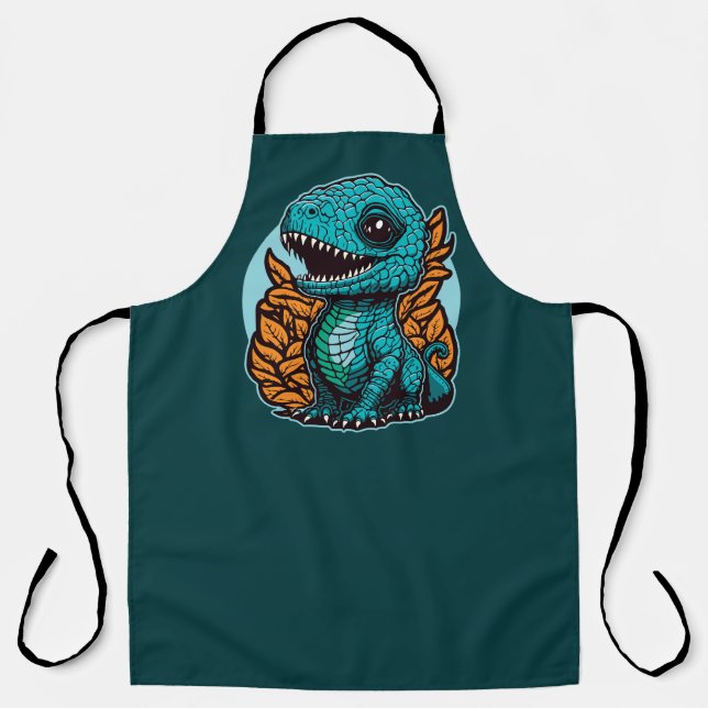 Cute Baby Dinosaur Apron (Front)