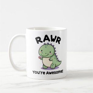 Cute Baby Dinosaur Coffee Mug