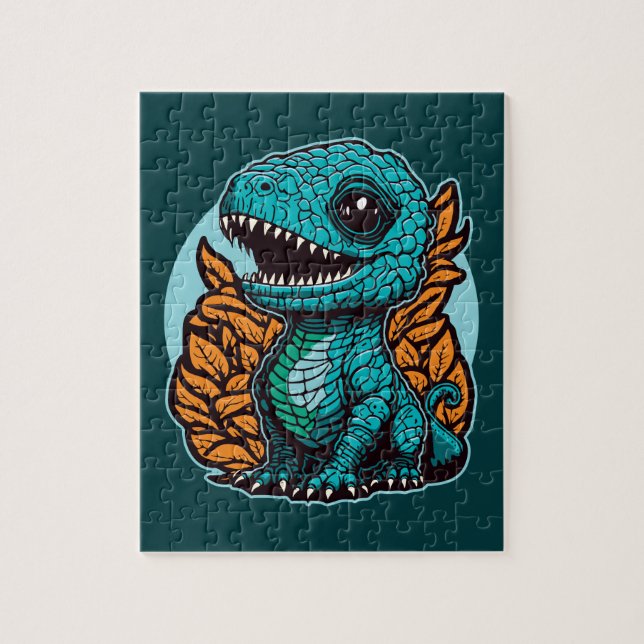 Cute Baby Dinosaur Jigsaw Puzzle (Vertical)