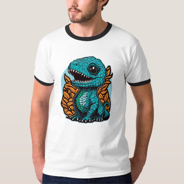 Cute Baby Dinosaur T-Shirt (Front)