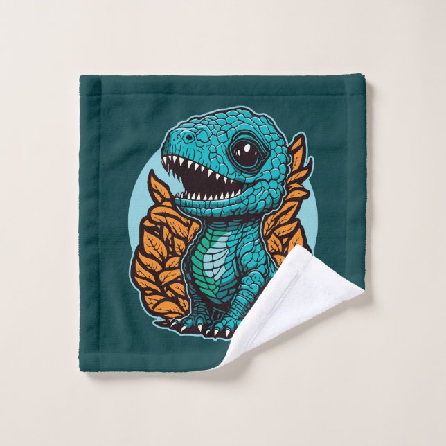 Cute Baby Dinosaur Wash Cloth (Wash Cloth)