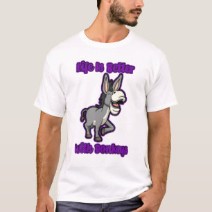 Cute Baby Donkey Life Mule T-Shirt