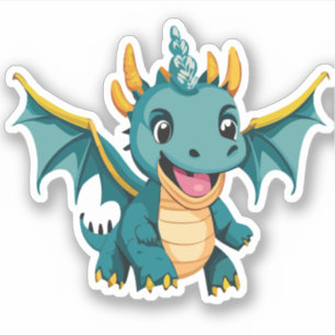 Cute Baby Dragon Cartoon Charactor