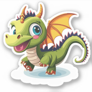 Cute Baby Dragon Cartoon Charactor