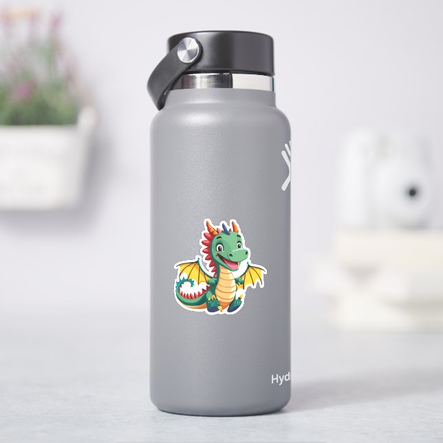 Cute Baby Dragon Cartoon Charactor (HydroFlask)