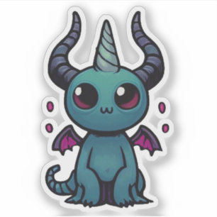 Cute Baby Dragon Demon - Kawaii Fantasy