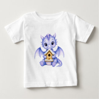 Cute Baby Dragon Gingerbread House T-Shirt
