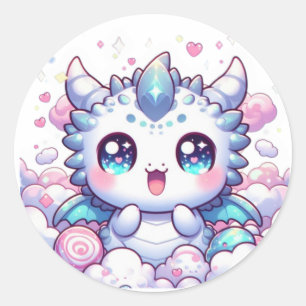 Cute Baby Dragon Kawaii Fantasy Sticker