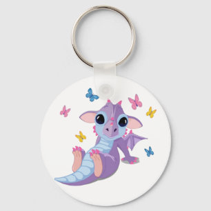 Cute Baby Dragon Key Ring