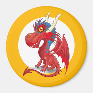 Cute Baby Dragon Magnet