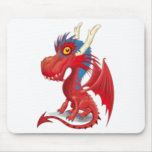 Cute Baby Dragon Mouse Mat
