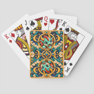 Cute Baby Dragon, Mythical Playing Cards