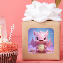 Cute baby dragon sticker