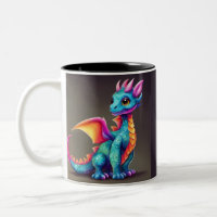 Cute baby dragon