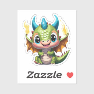Cute Baby Dragon With Tourching Wings