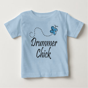 Cute Baby Drummer Chick T-shirt