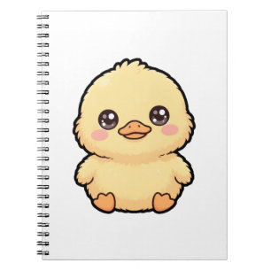 Cute Baby Duck Chick Classic Sprial Notebook